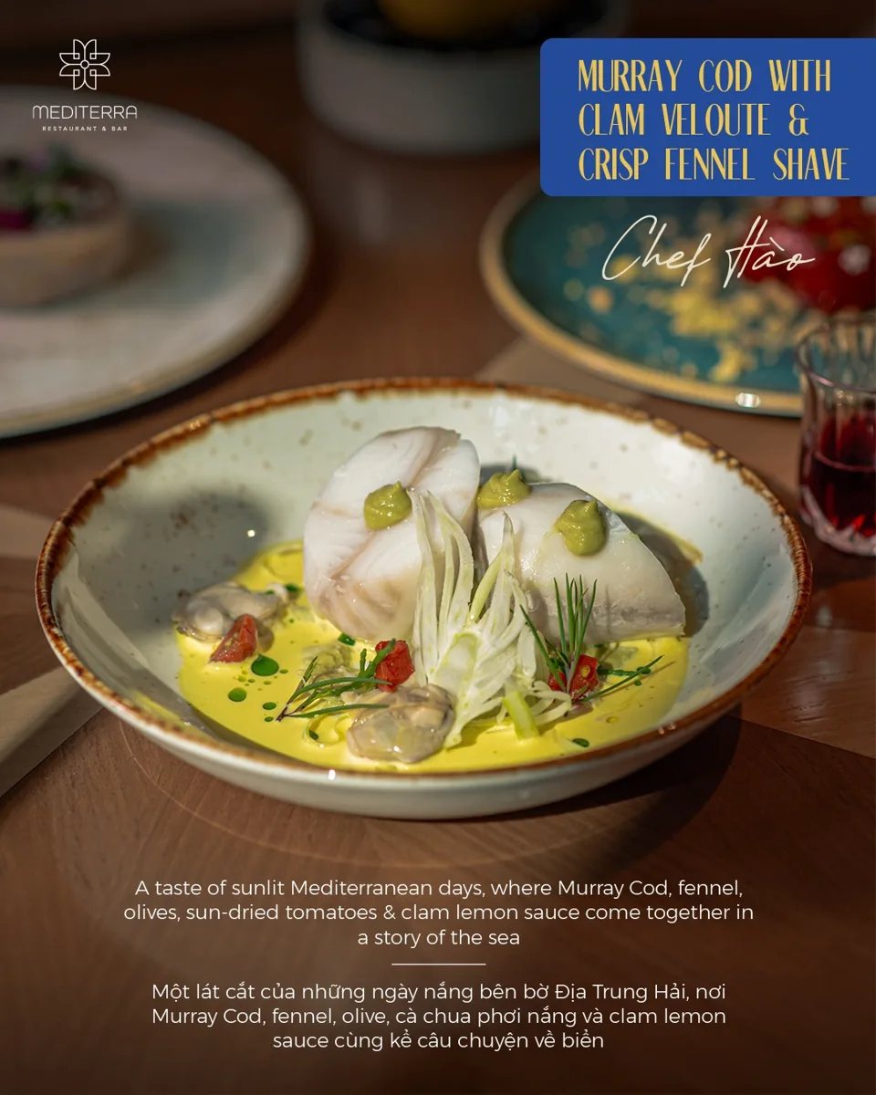 Anima Project Murray cod with clam velouté