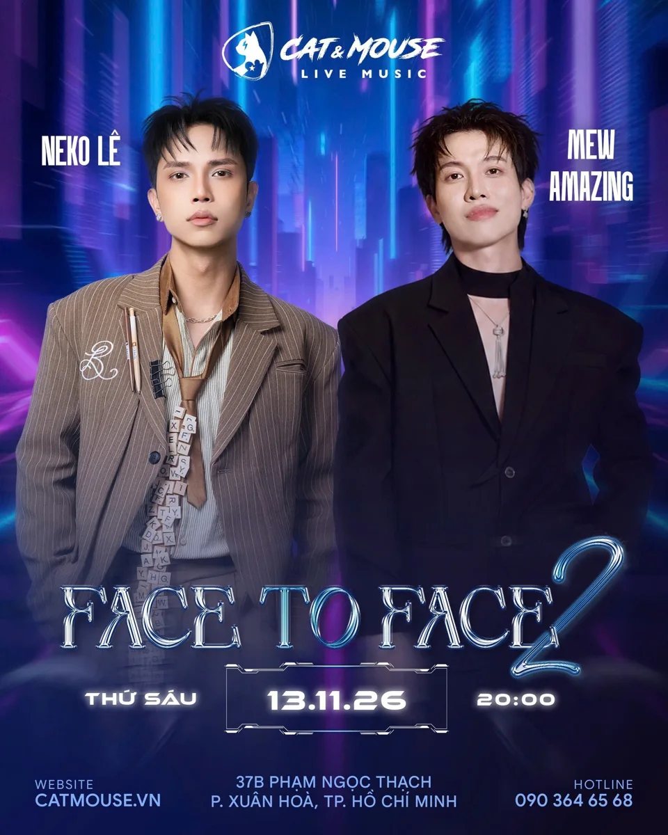 Face to Face 2 poster featuring Neko Lê and Mew Amazing