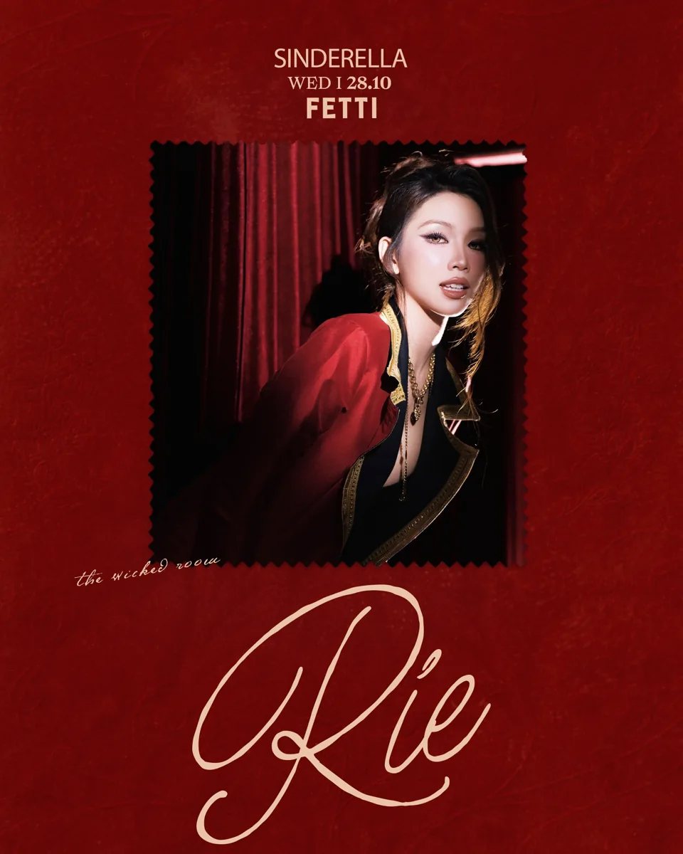 FETTI Social Club announcement image for Sinderella hosted by Rie