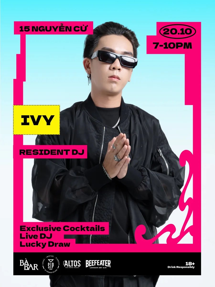 Organizer poster for Vietnamese Women’s Day at BÀ BAR