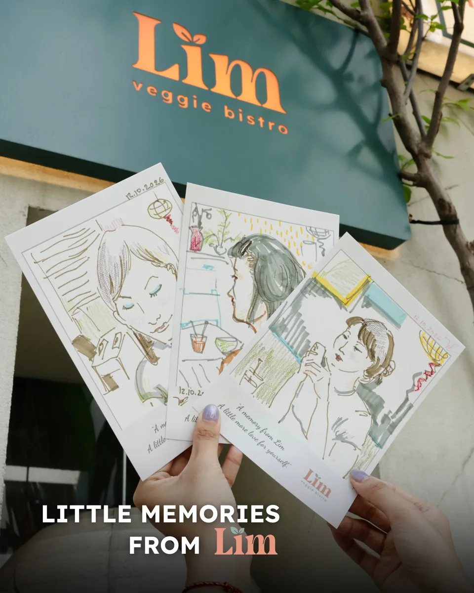 Little Memories from Lim: Live Portrait Sketching (Evening) at Lim Veggie Bistro