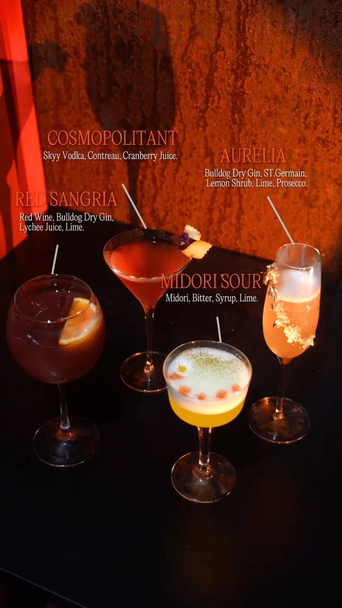 Bebop cocktail photo accompanying its Wednesday Ladies’ Night offer.