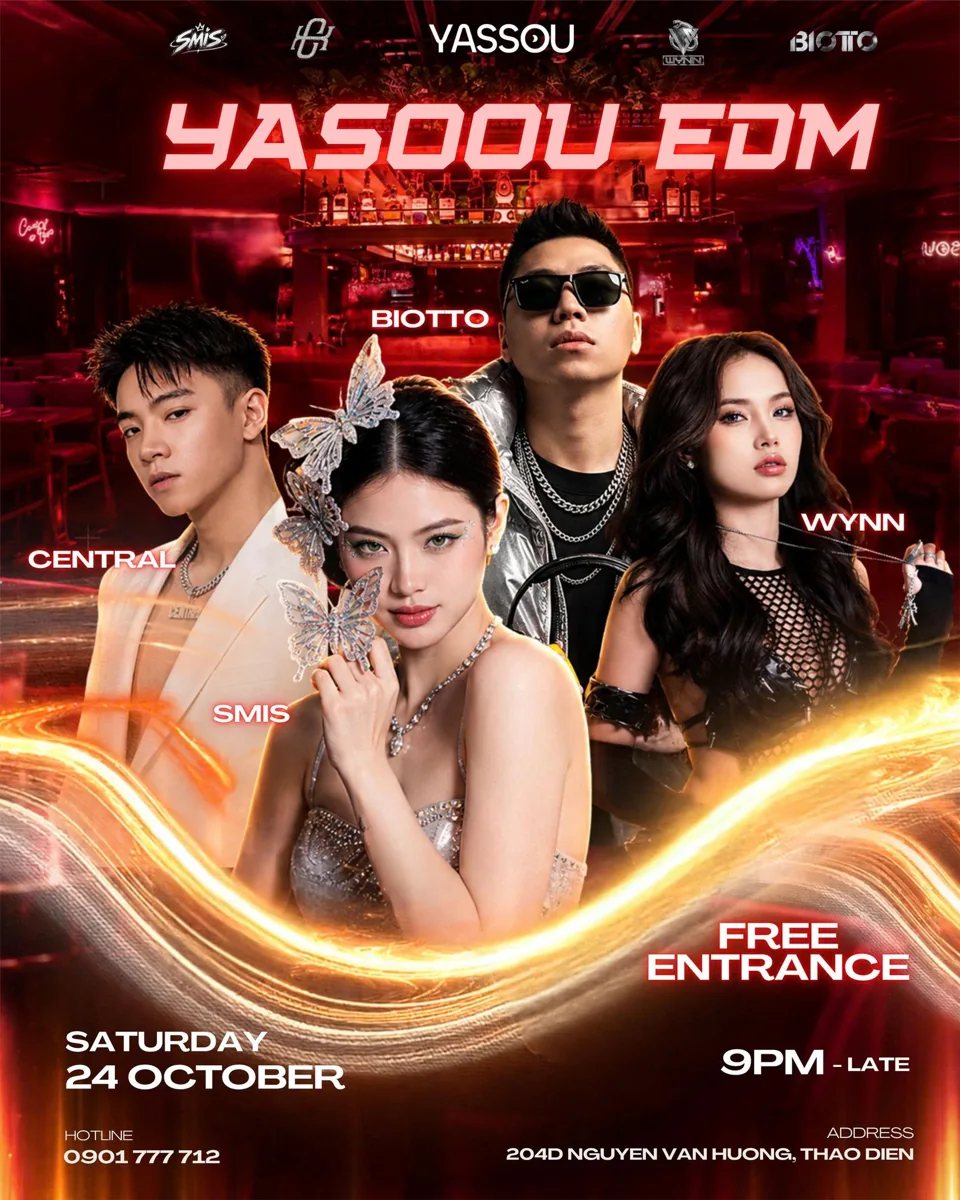 Yassou EDM poster