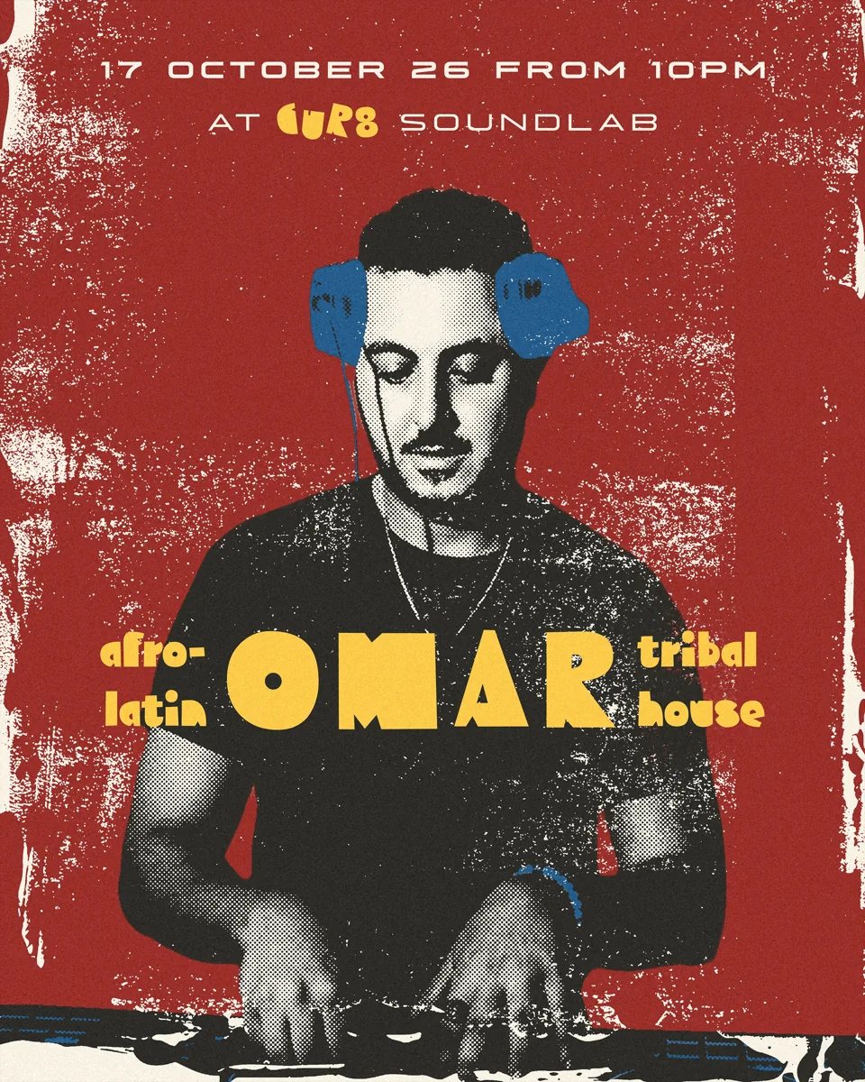 OMAR at CUR8 Soundlab poster, 2026-10-17