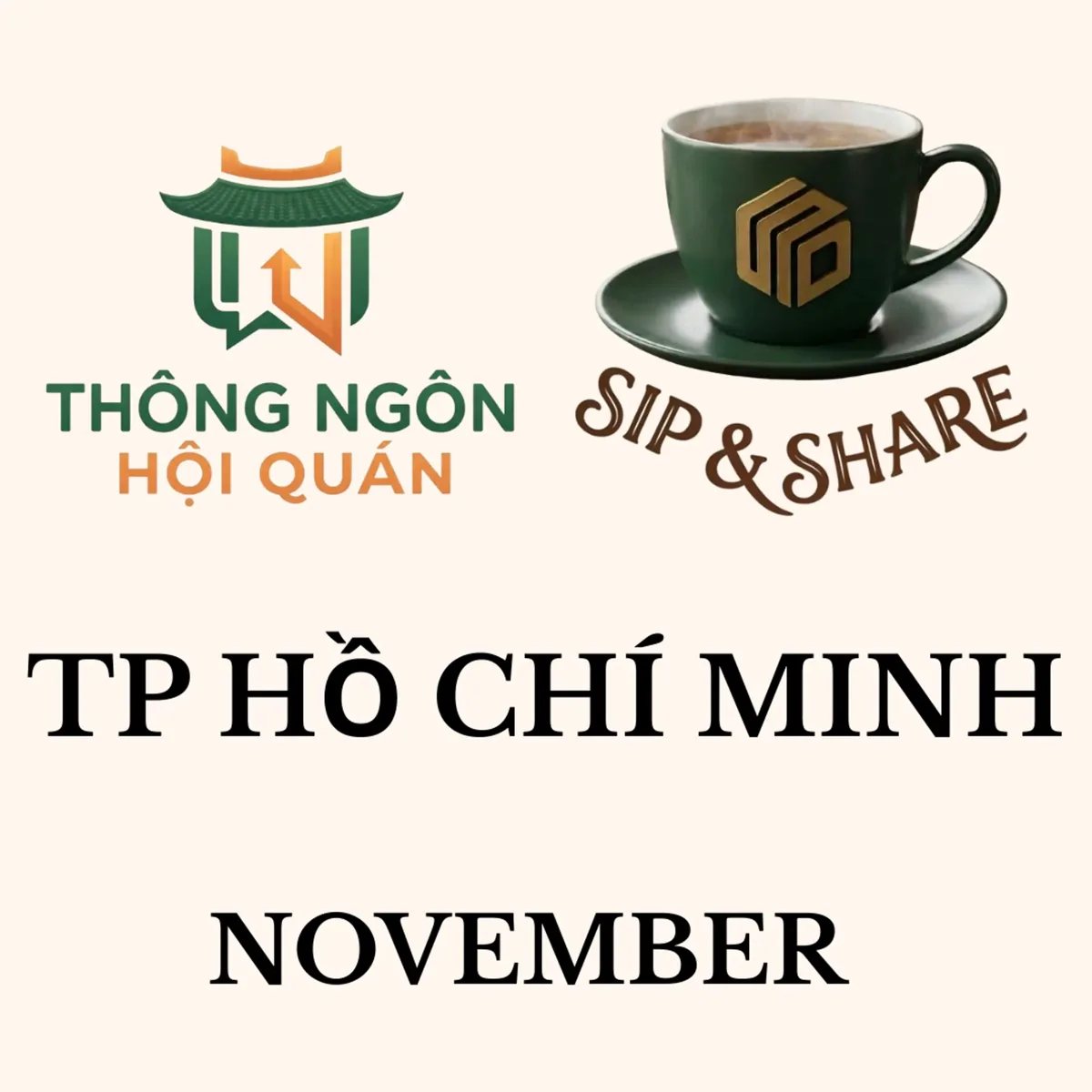 SIP & SHARE Saigon community meetup — November 2026