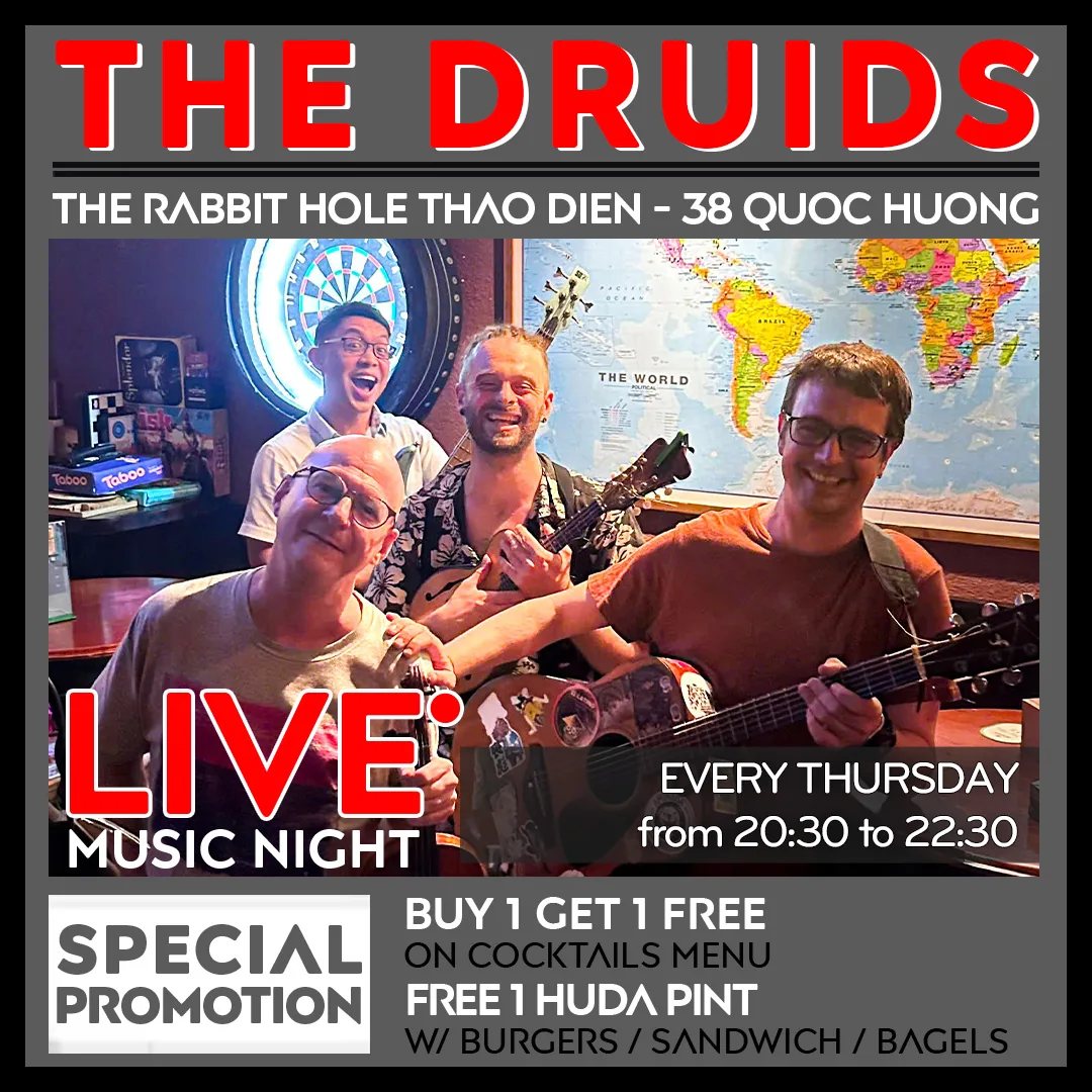 THE DRUIDS – LIVE EVERY THURSDAY