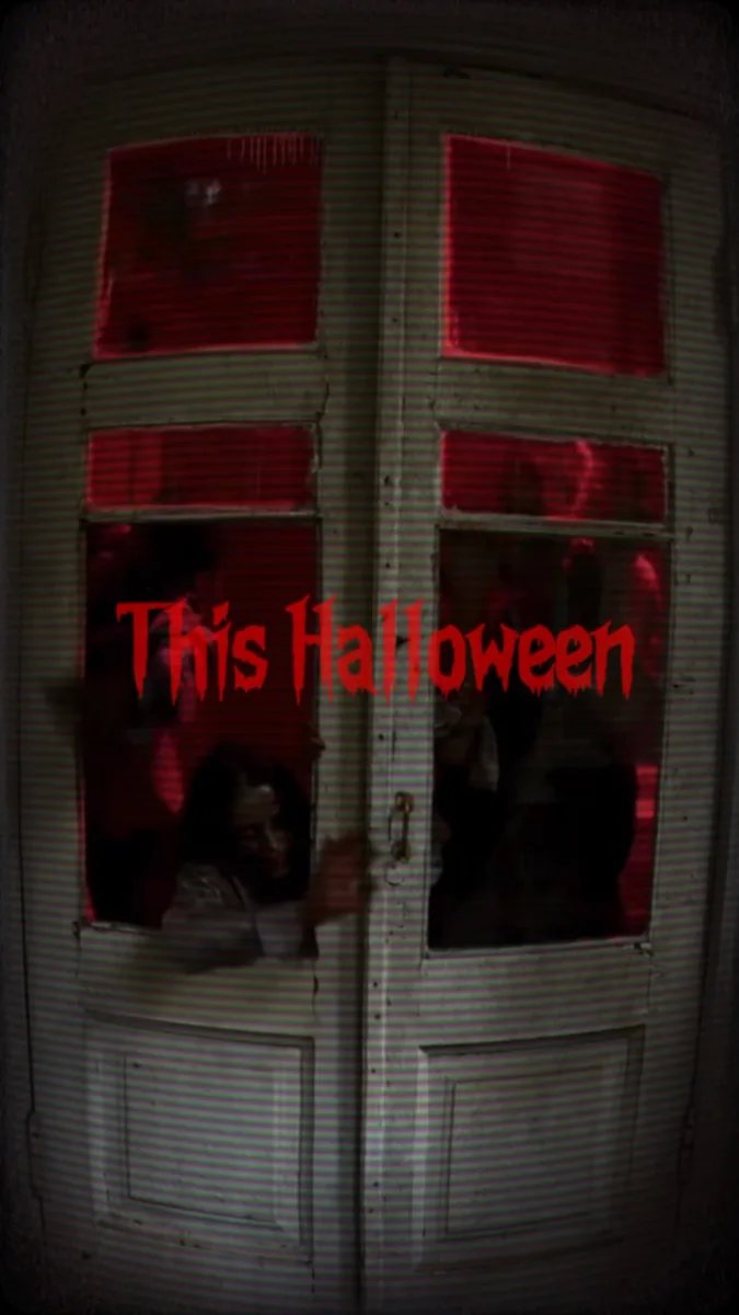 Peekaboo Cursed Prom Halloween reel cover showing a Halloween doorway.