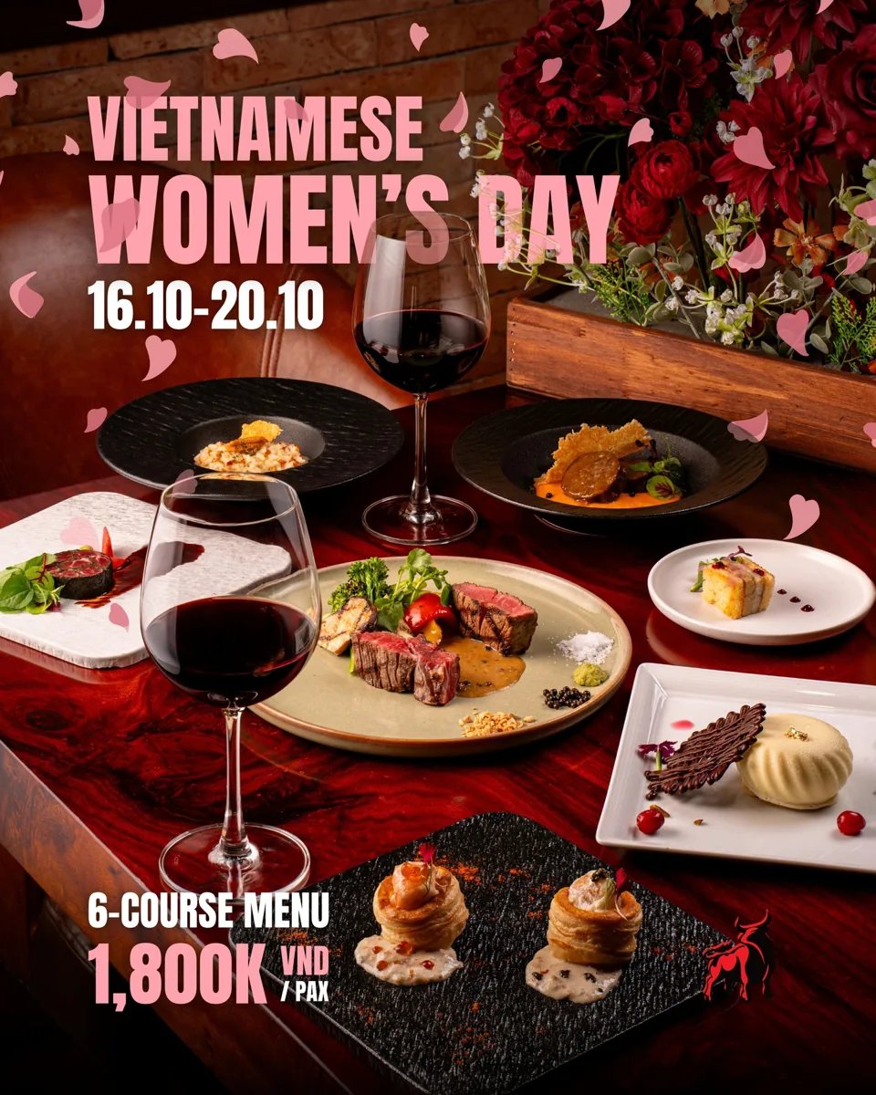 IL CORDA poster for its 16–20 October 2026 six-course Vietnamese Women’s Day dinner.