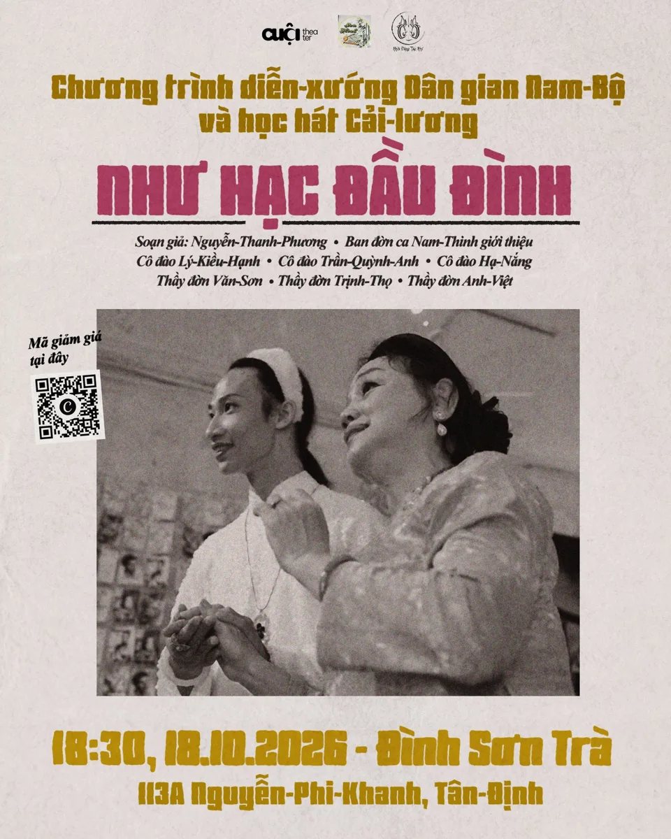 Poster for Như Hạc Đầu Đình at Đình Sơn Trà, 18 Oct 2026