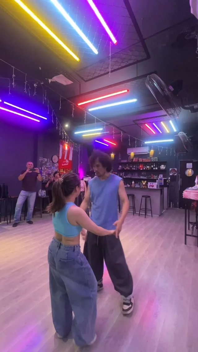 Dancers on the lit dance floor inside La Pachanga Club, 3rd floor, 39A Cô Bắc, District 1