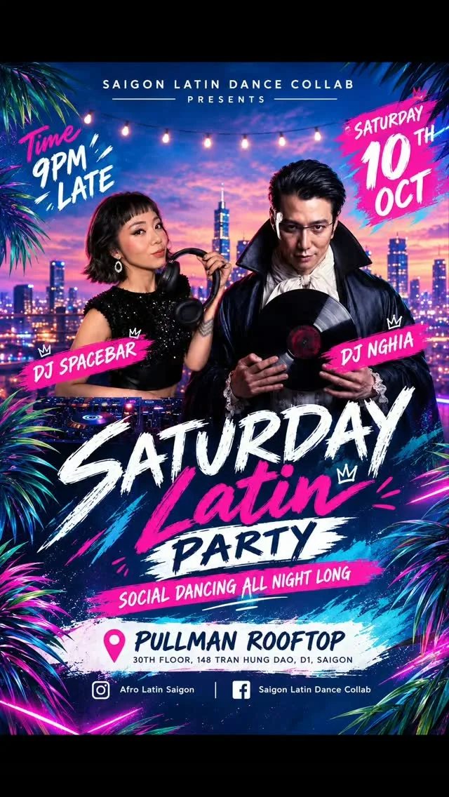 Saturday Latin Social at Pullman Rooftop promotional image