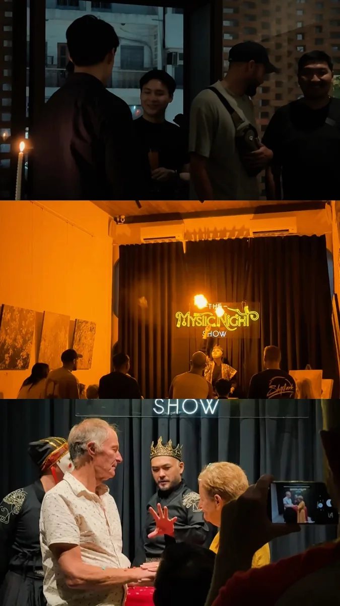 The Mystic Night Show performance and audience