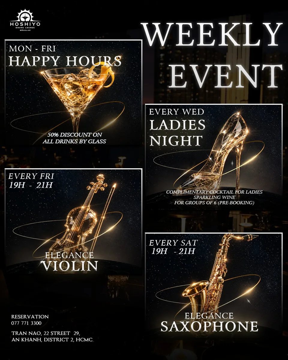 Organizer artwork for Live Saxophone at Hoshiyo, 2026-10-17.