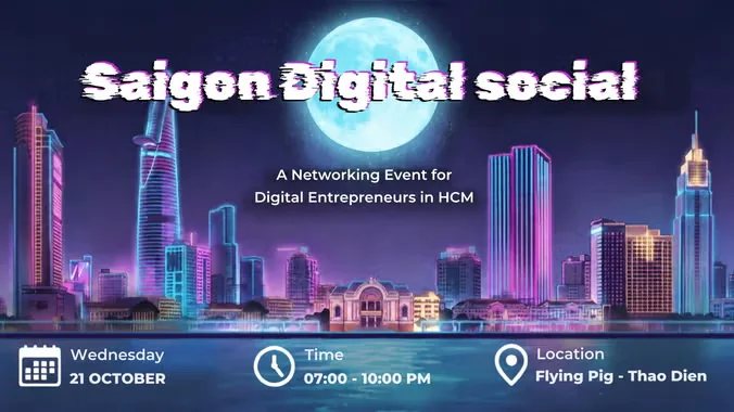 Saigon Digital Social announcement artwork