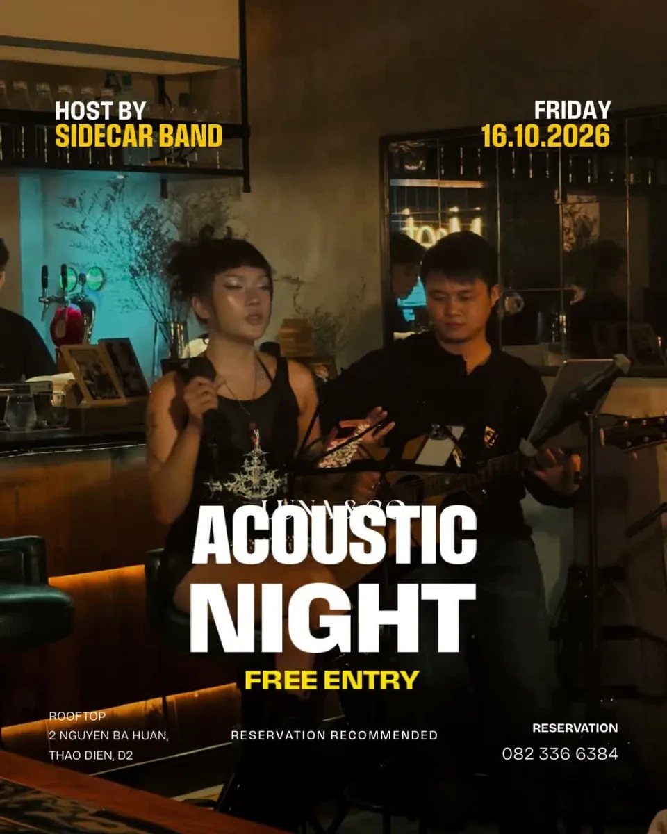 Acoustic Night with Sidecar Band at Luna & Co., 16 October 2026