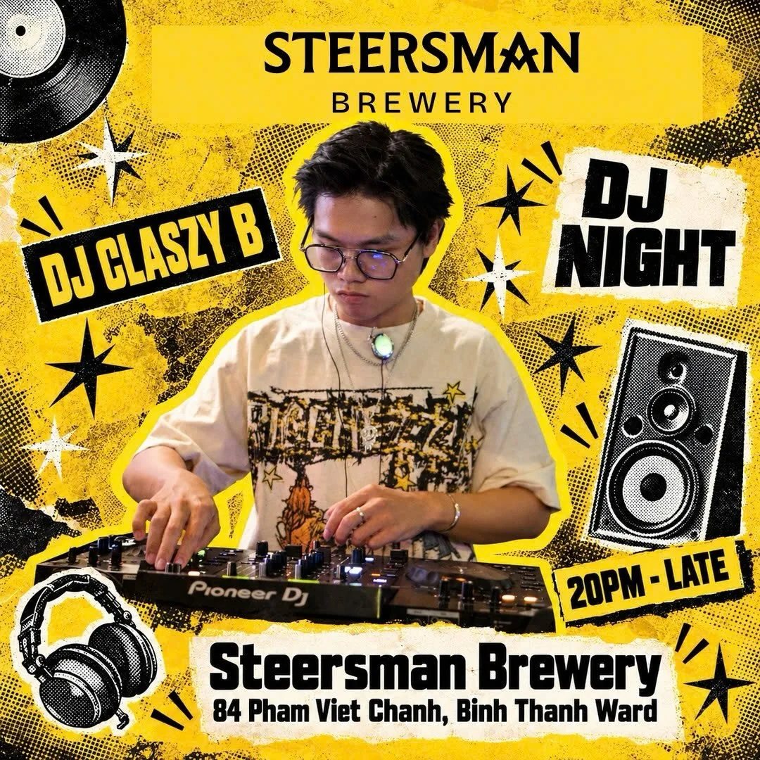 Organizer poster for DJ Claszy B at Steersman