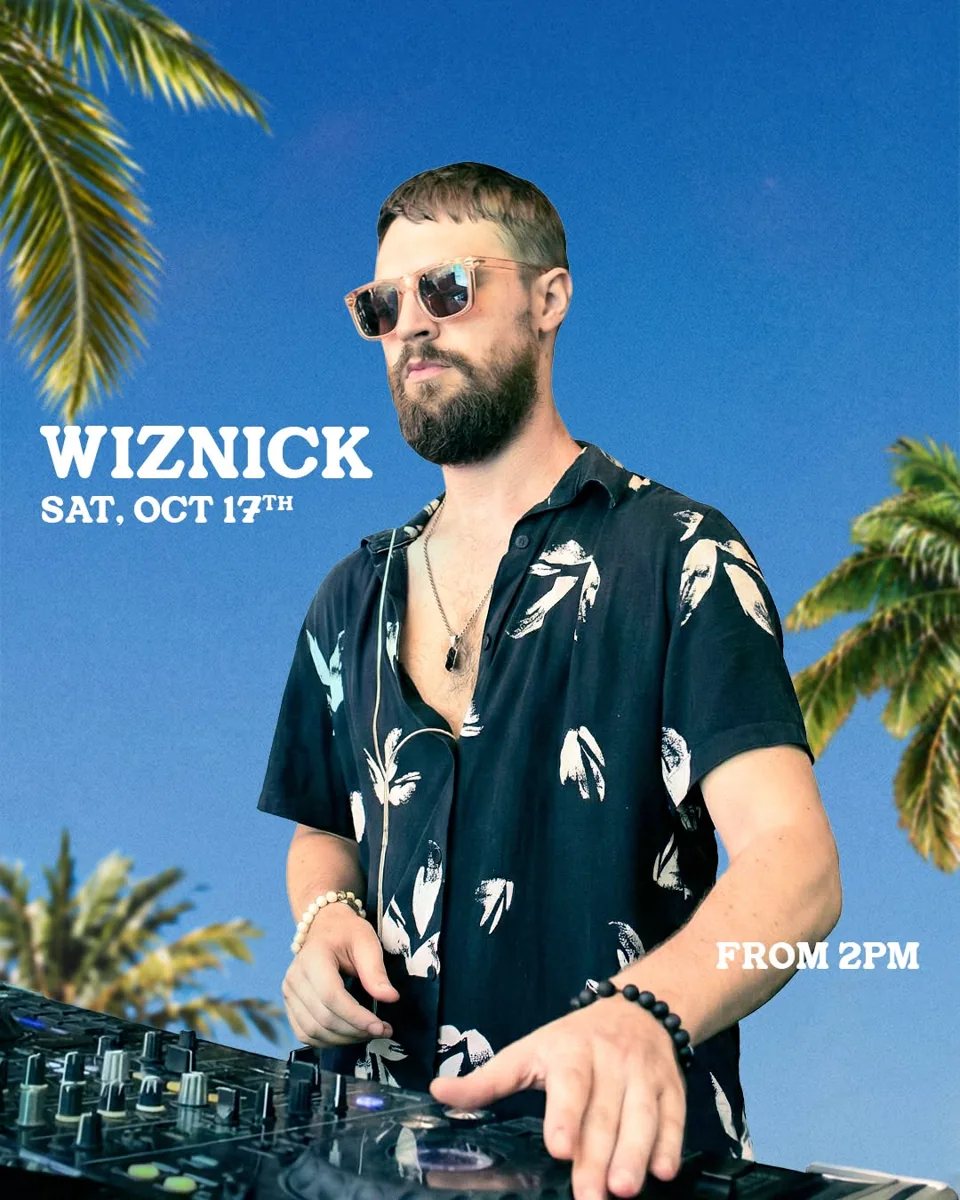 Wiznick Poolside DJ Set organizer artwork