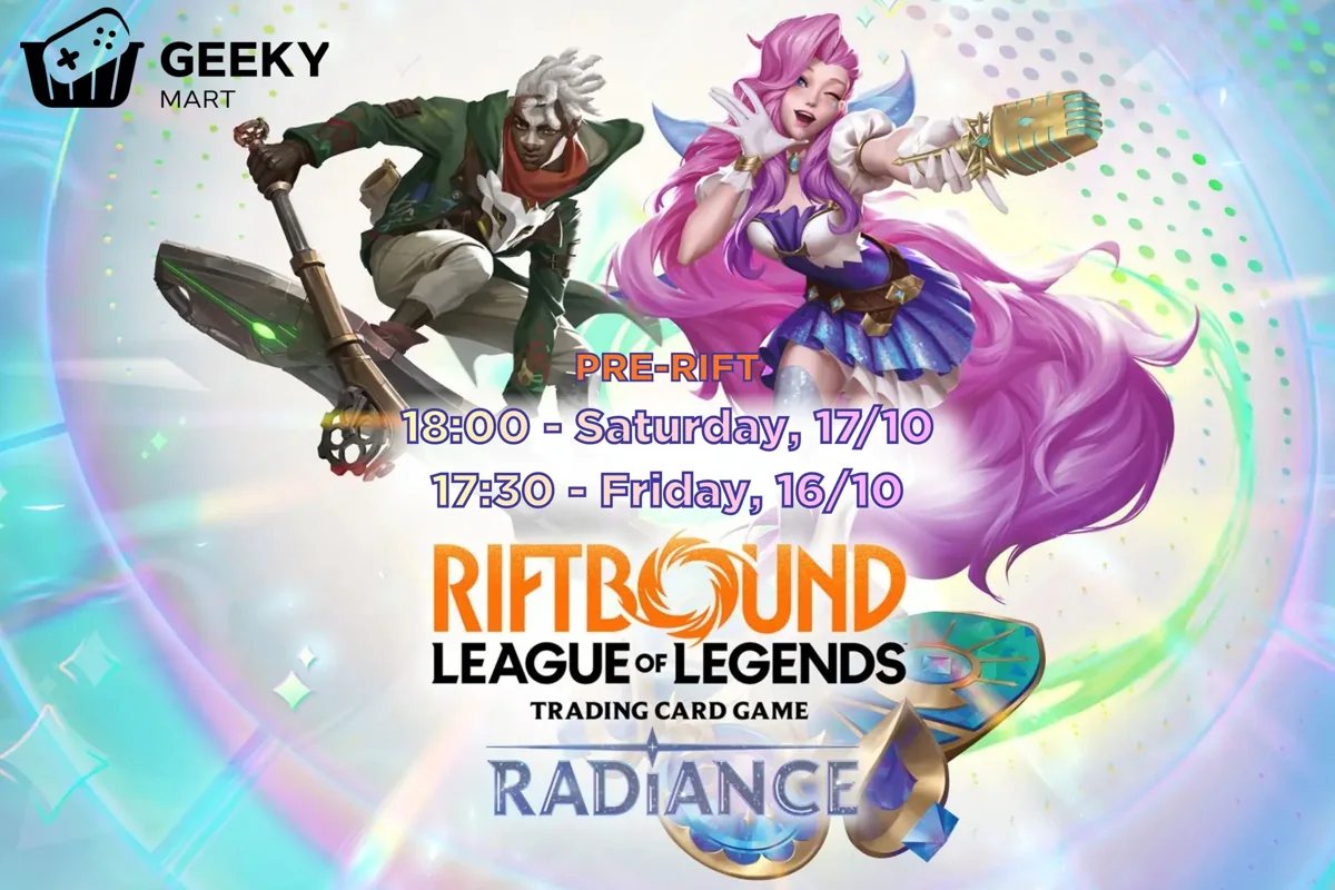 Original announcement artwork for Riftbound: Radiance Pre-Rift