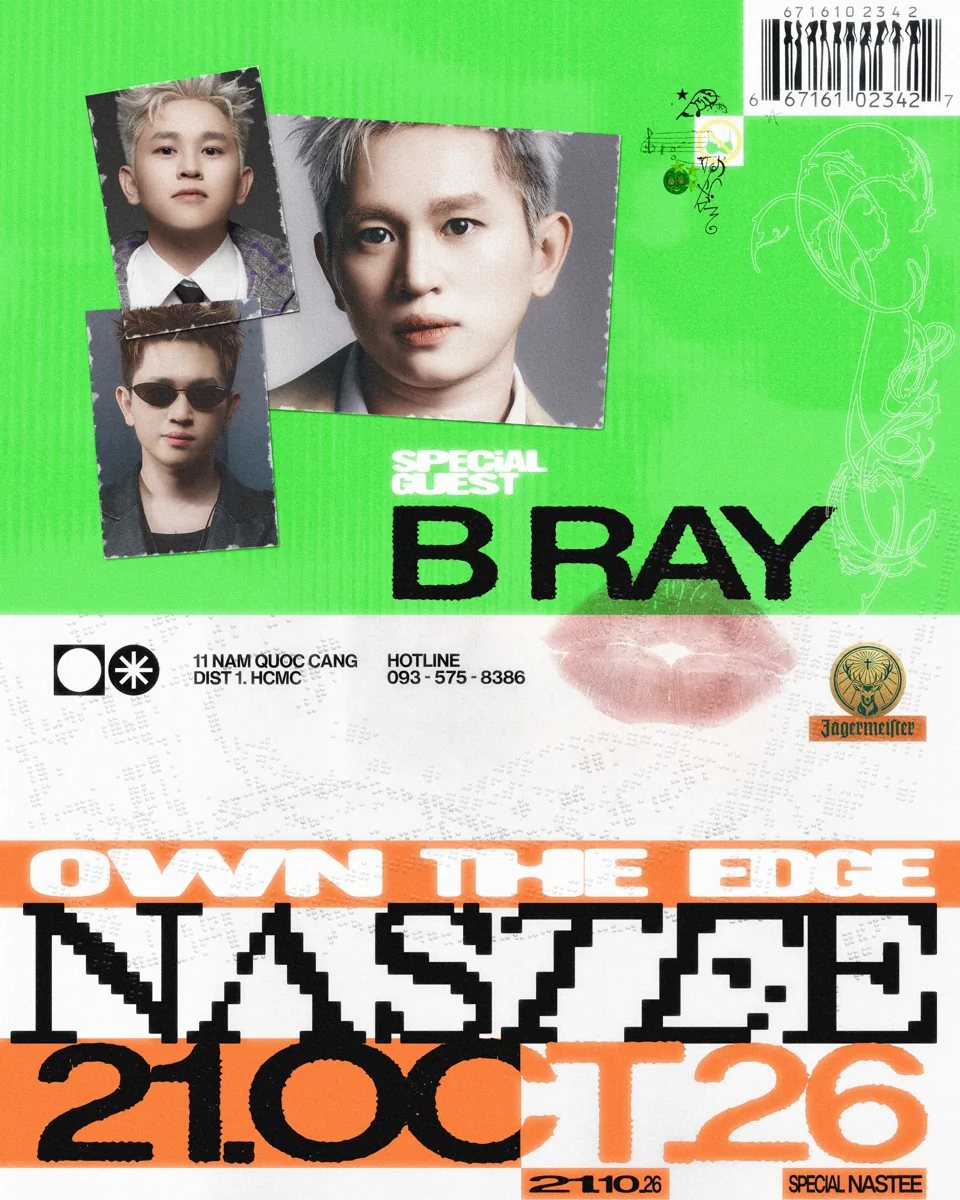 Original event announcement image for Jäger Music x B Ray at LOCO