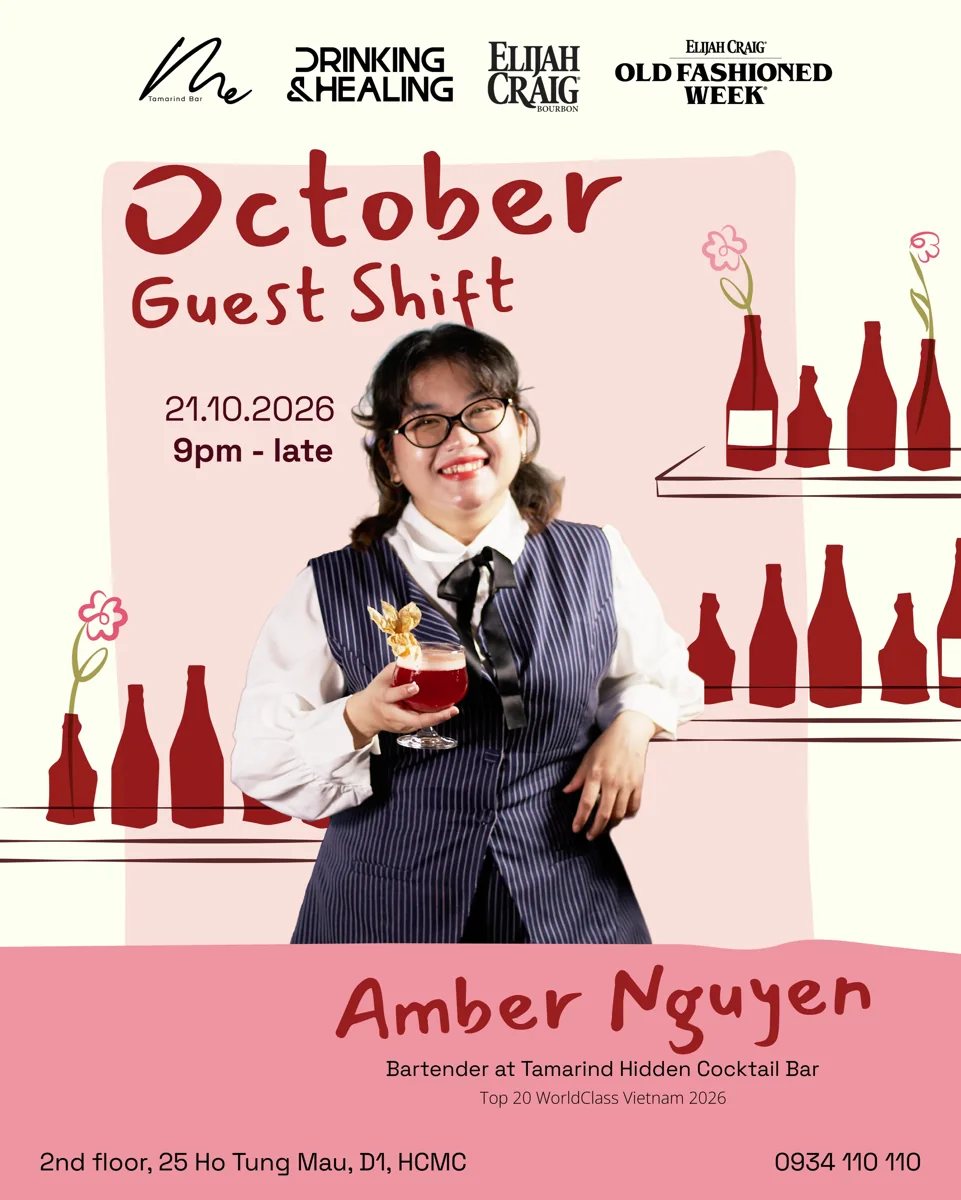 Organizer poster for Amber Nguyen Old Fashioned Week Guest Shift