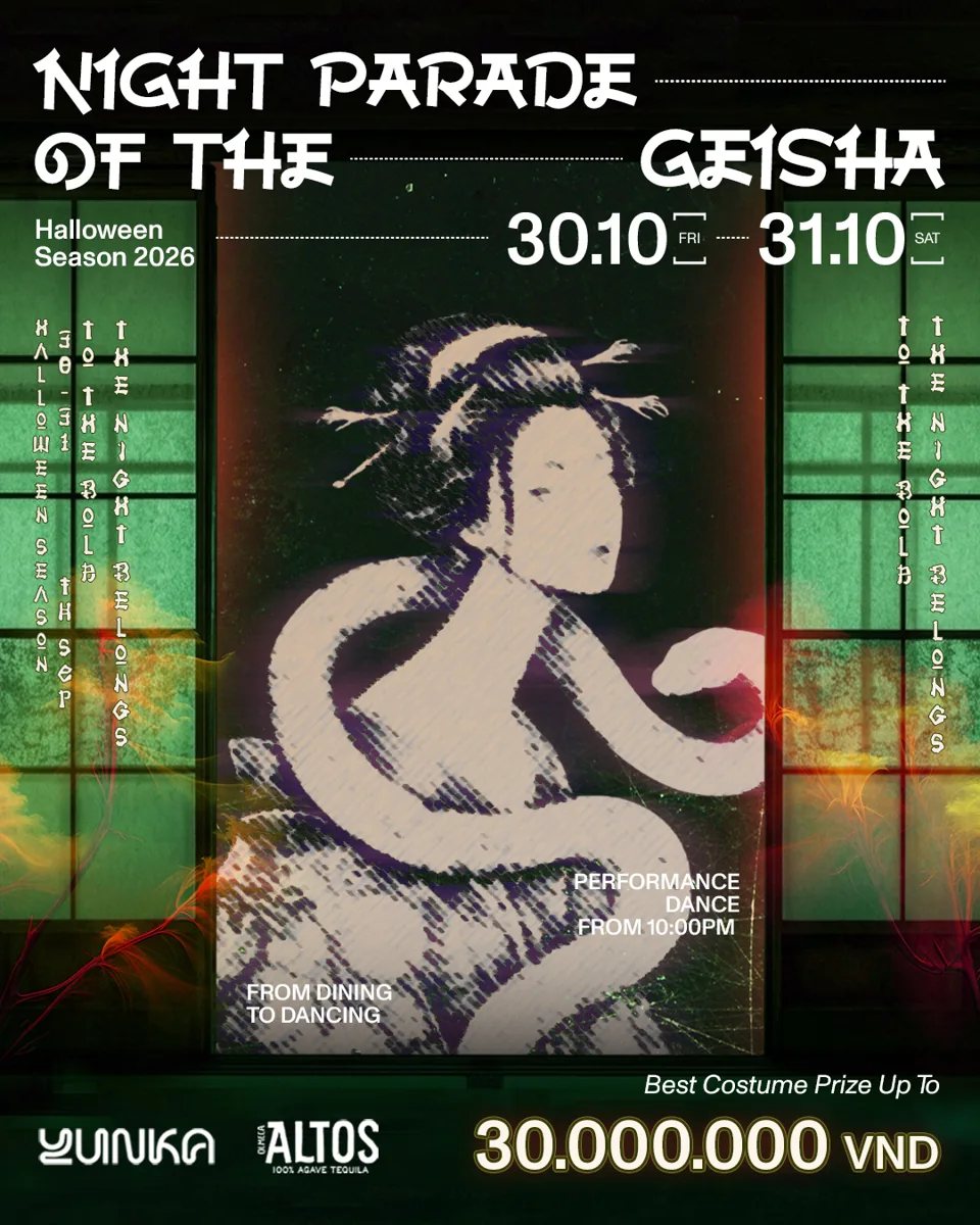 Night Parade of the Geisha poster, 30-31 Oct 2026