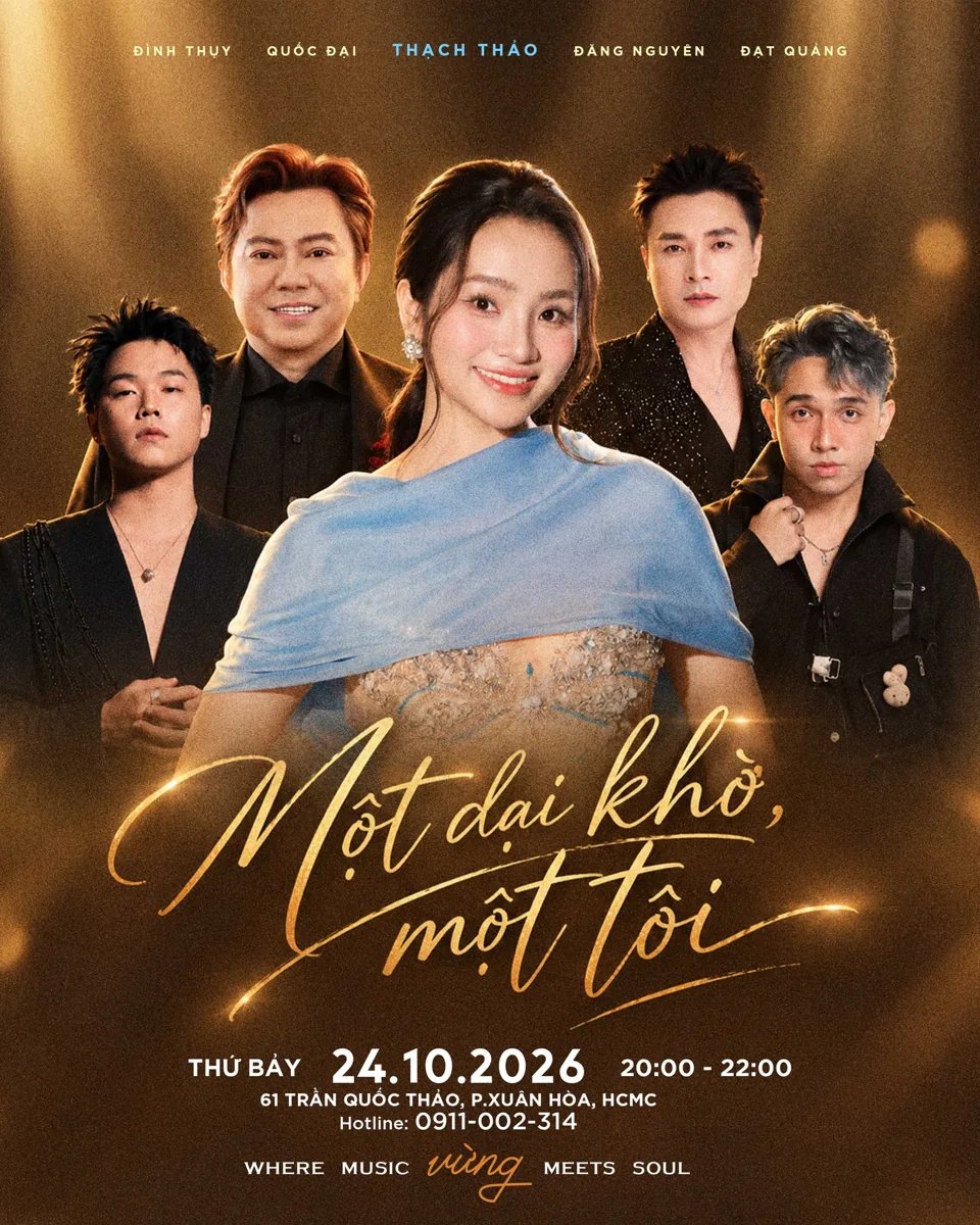 Một Dại Khờ, Một Tôi poster with Thạch Thảo and guests, 24 Oct 2026