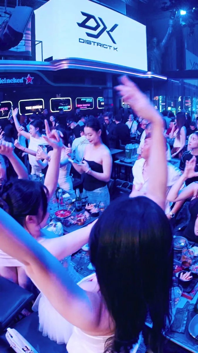 District K crowd scene in the organizer reel for the Tuesday Secret Hanamachi ladies night.