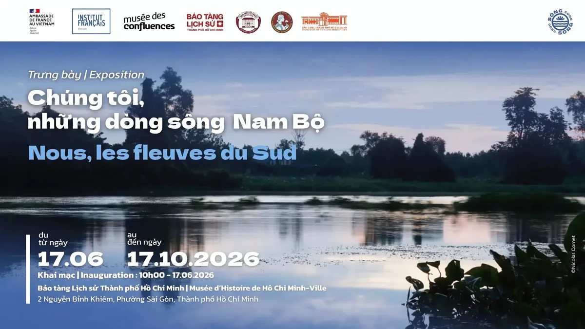 We, the Rivers of Southern Vietnam exhibition poster