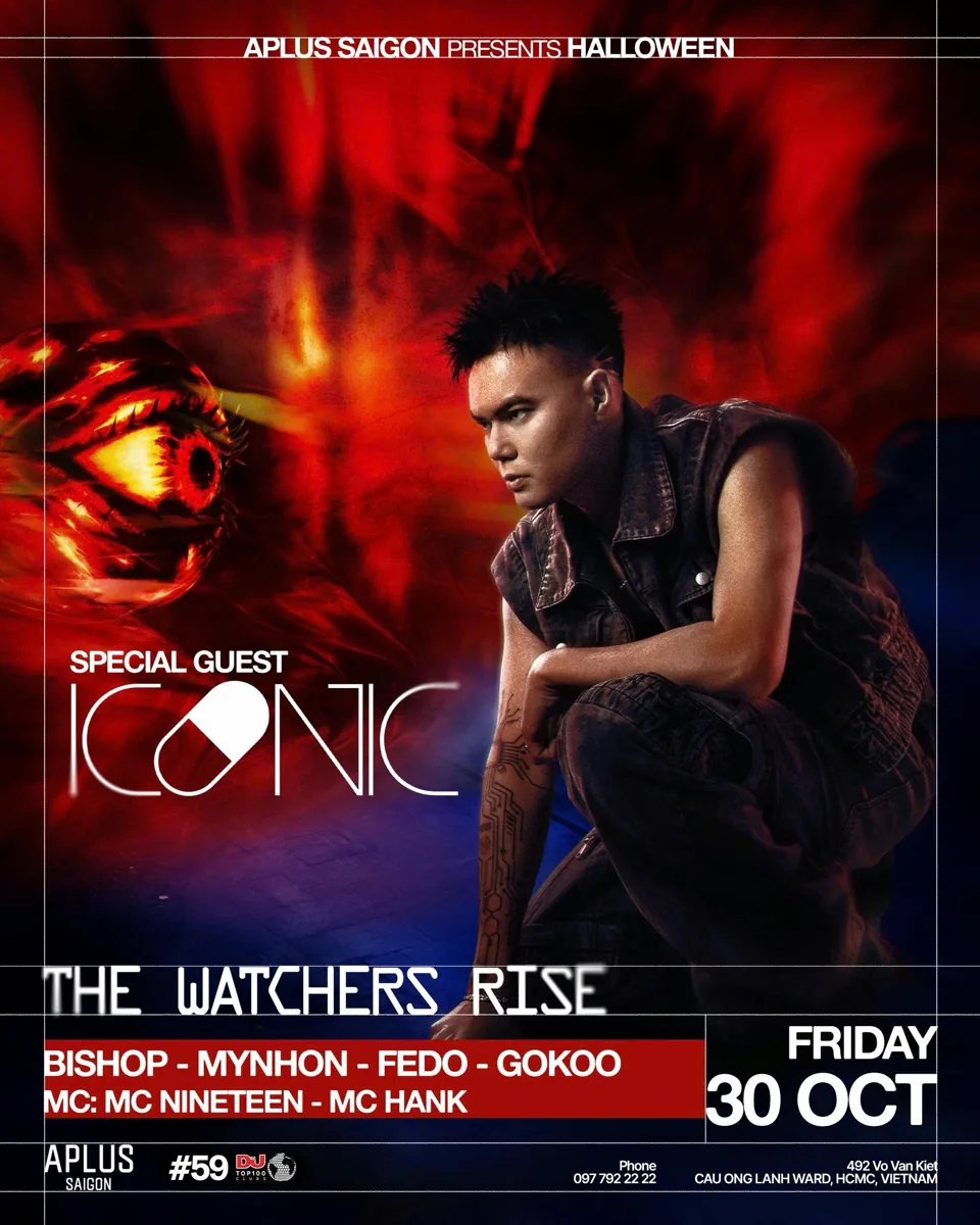 Halloween with ICONIC at APLUS Saigon artwork