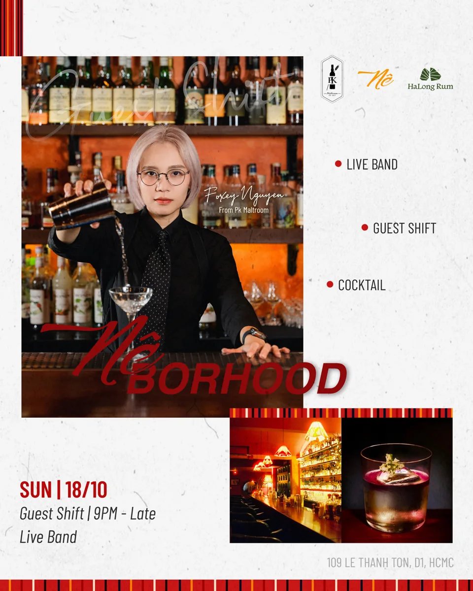 Nê-Borhood: Foxey Nguyen Guest Shift organizer poster