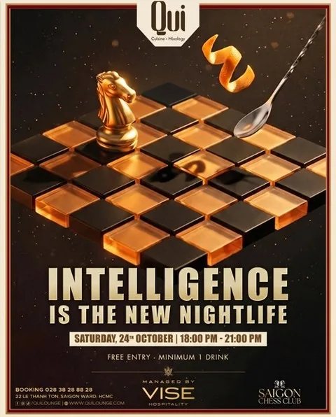 Original announcement artwork for Intelligence Is the New Nightlife