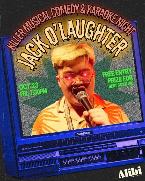 Jack O’Laughter poster for October 23 at Alibi