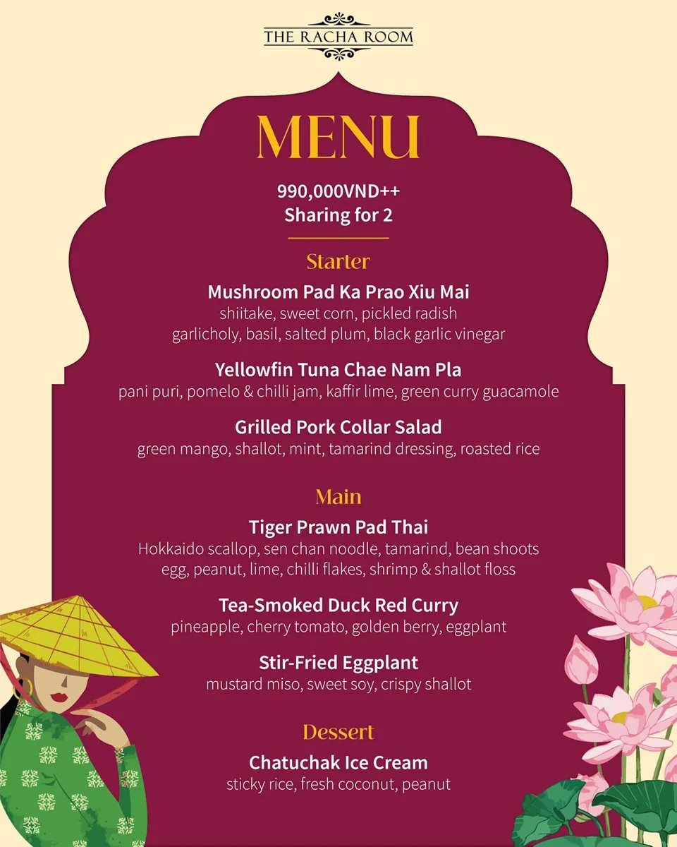Vietnamese Women’s Day Set Dinner at The Racha Room