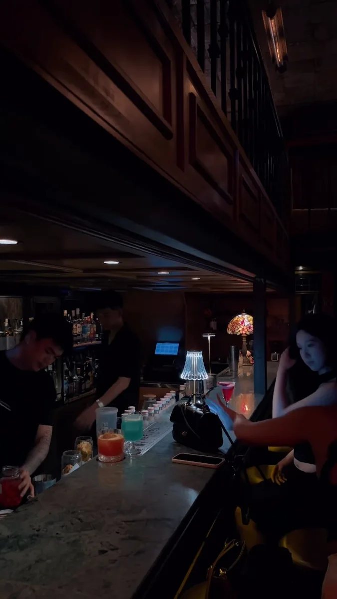 Refined Saigon bar image from the post advertising weekly Ladies Night.
